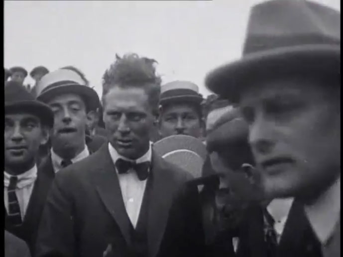 Huldiging Piet Moeskops 1921