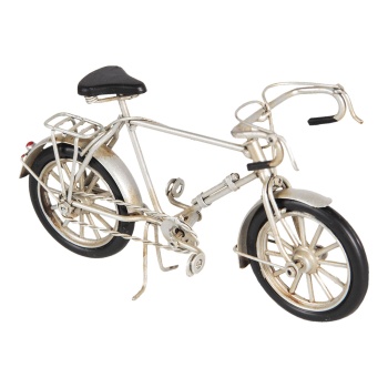 fietsmodel-decoratie-zilvergrijs