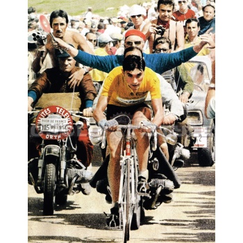 Poster Merckx in de Tour van 1969 reproductie